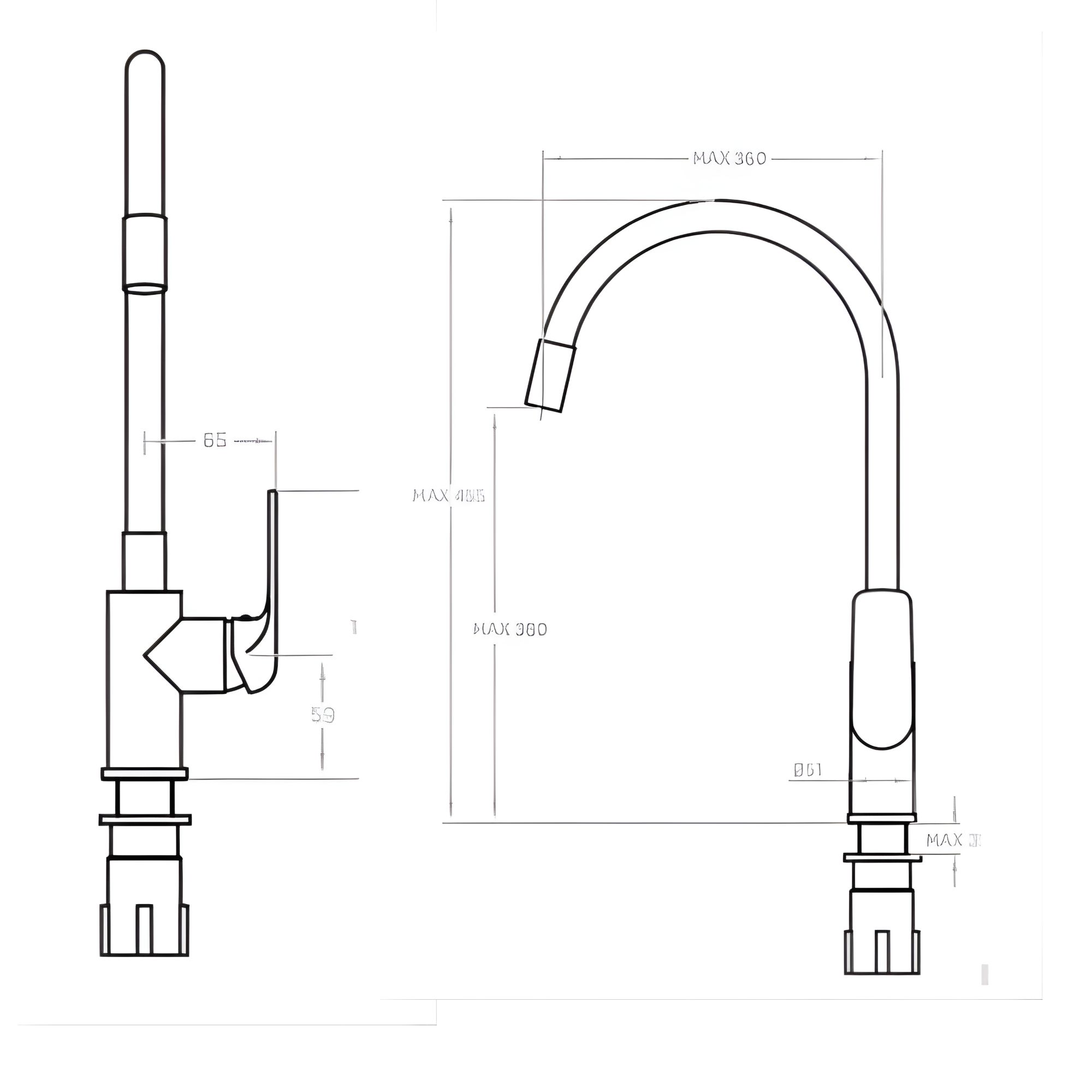 LAVEO Pillar Mixer Tap - Image 5