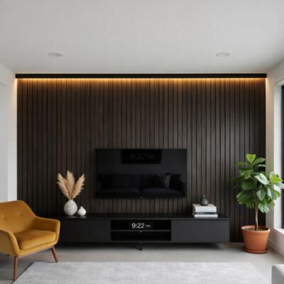 Obsidian Slat Wall Panels